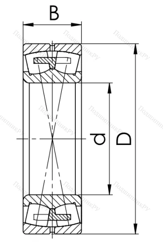 Сферический роликовый подшипник 3003130 AMH (23030 MBW 33) в Хабаровске