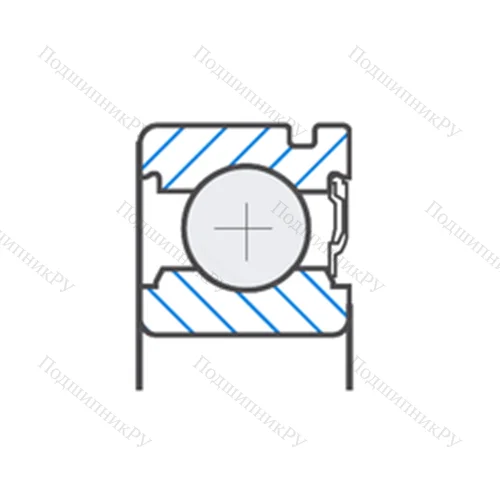 Подшипник шариковый радиальный B 25-164ZNXC 3