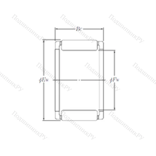 Подшипник игольчатый радиальный PK 16?22?11.8X 2