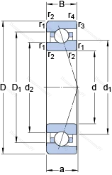 Подшипник 7019 CE/P 4A в Хабаровске