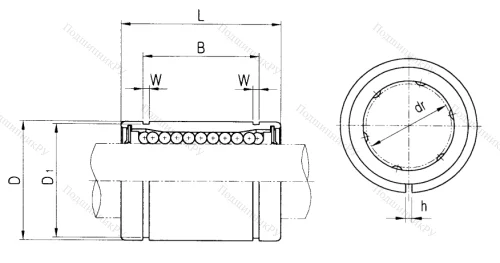 Подшипник LM 6 UU AJ в Хабаровске