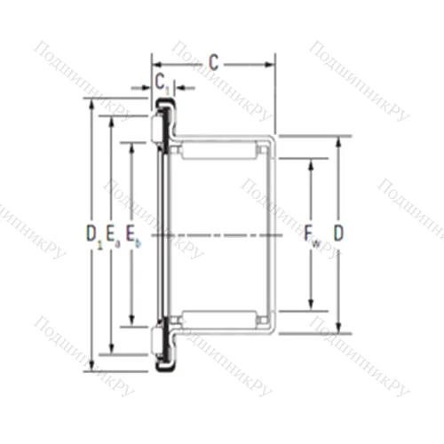 Подшипник комбинированный 712040510 от производителя  INA