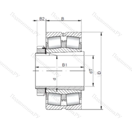 Подшипник роликовый радиальный самоцентрирующийся 20232 KC+H 3032 от производителя  CX Подшипник роликовый радиальный самоцентрирующийся 20232 KC+H 3032 от производителя  CX