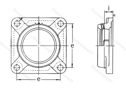 Подшипниковый корпус  F 208 (ASAHI) в Хабаровске