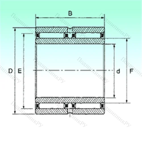 Подшипник игольчатый радиальный