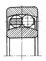 Подшипник  951711 размер 55x90x20 от производителя  ГПЗ-8