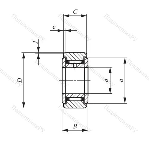 Опорный ролик  NAST 30 ZZ в Хабаровске