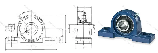 Подшипниковый узел UCLP 212