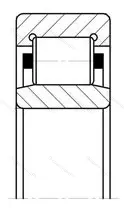 Подшипник  32605 (NU 2305) размер 25x62x24 от производителя  BBC