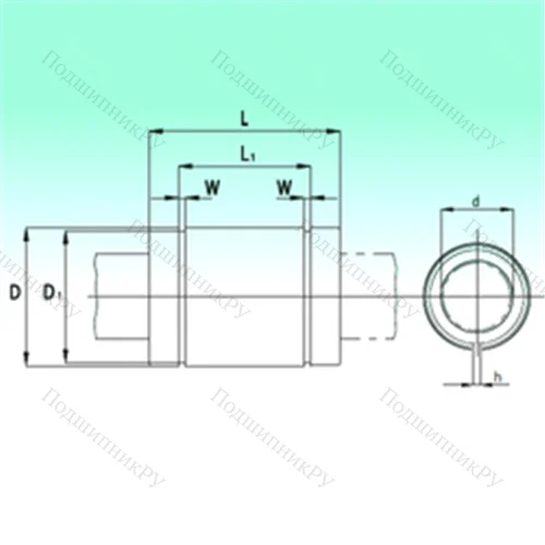 Подшипник шариковый линейный KBS 1029