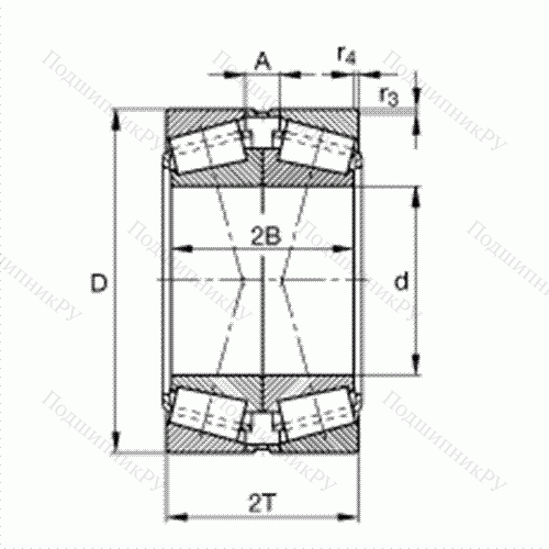 Подшипник роликовый конический 32048-X-XL-DF-A 700-750 от производителя  FAG Подшипник роликовый конический 32048-X-XL-DF-A 700-750 от производителя  FAG